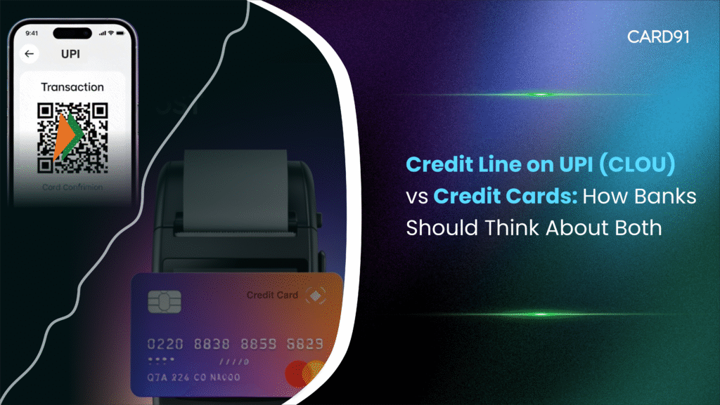 Credit Line on UPI (CLOU) vs Credit Cards: How Banks Should Think About Both