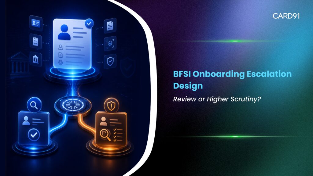 BFSI onboarding escalation design