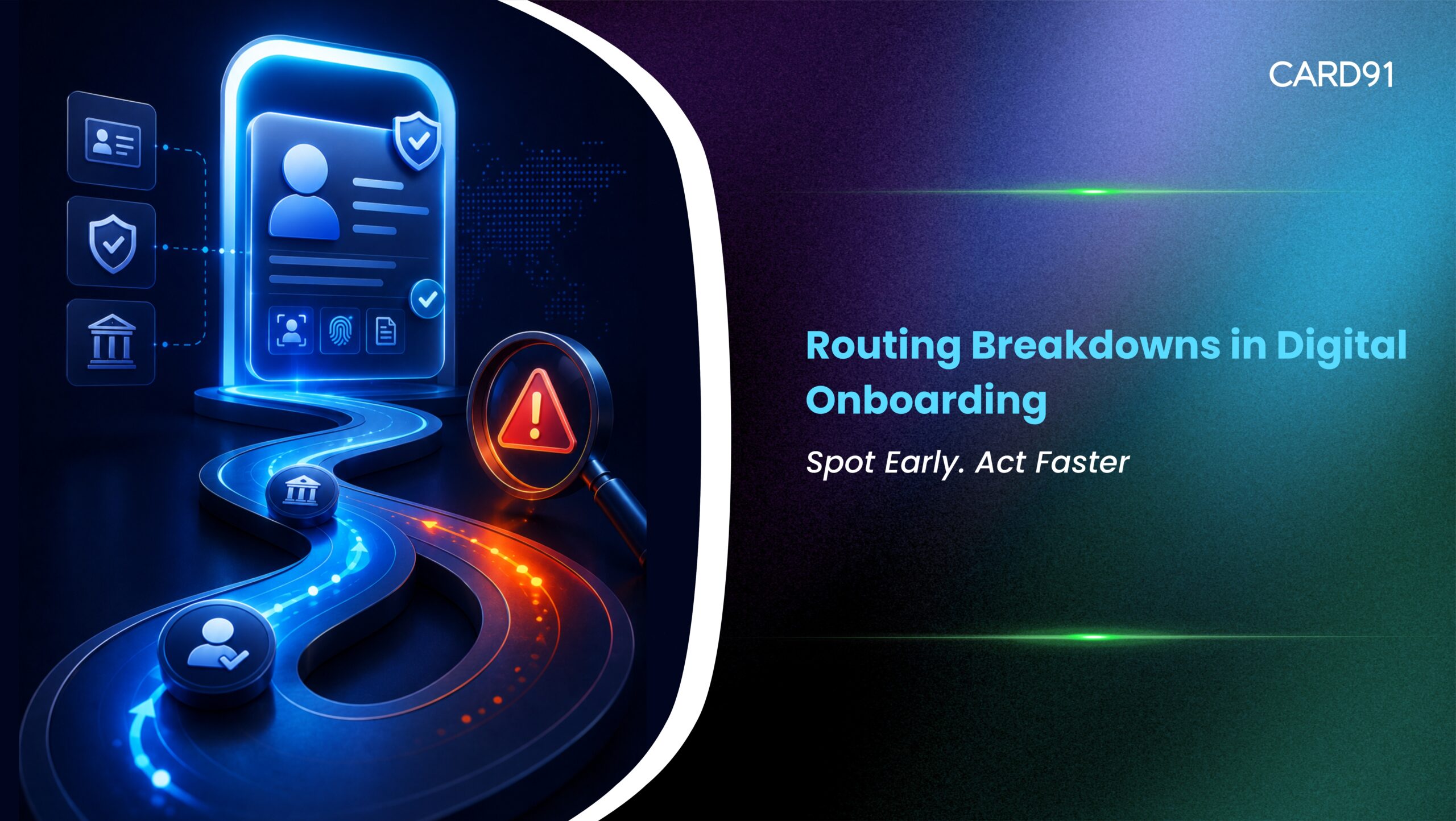 Routing breakdowns in digital onboarding for banks and NBFCs