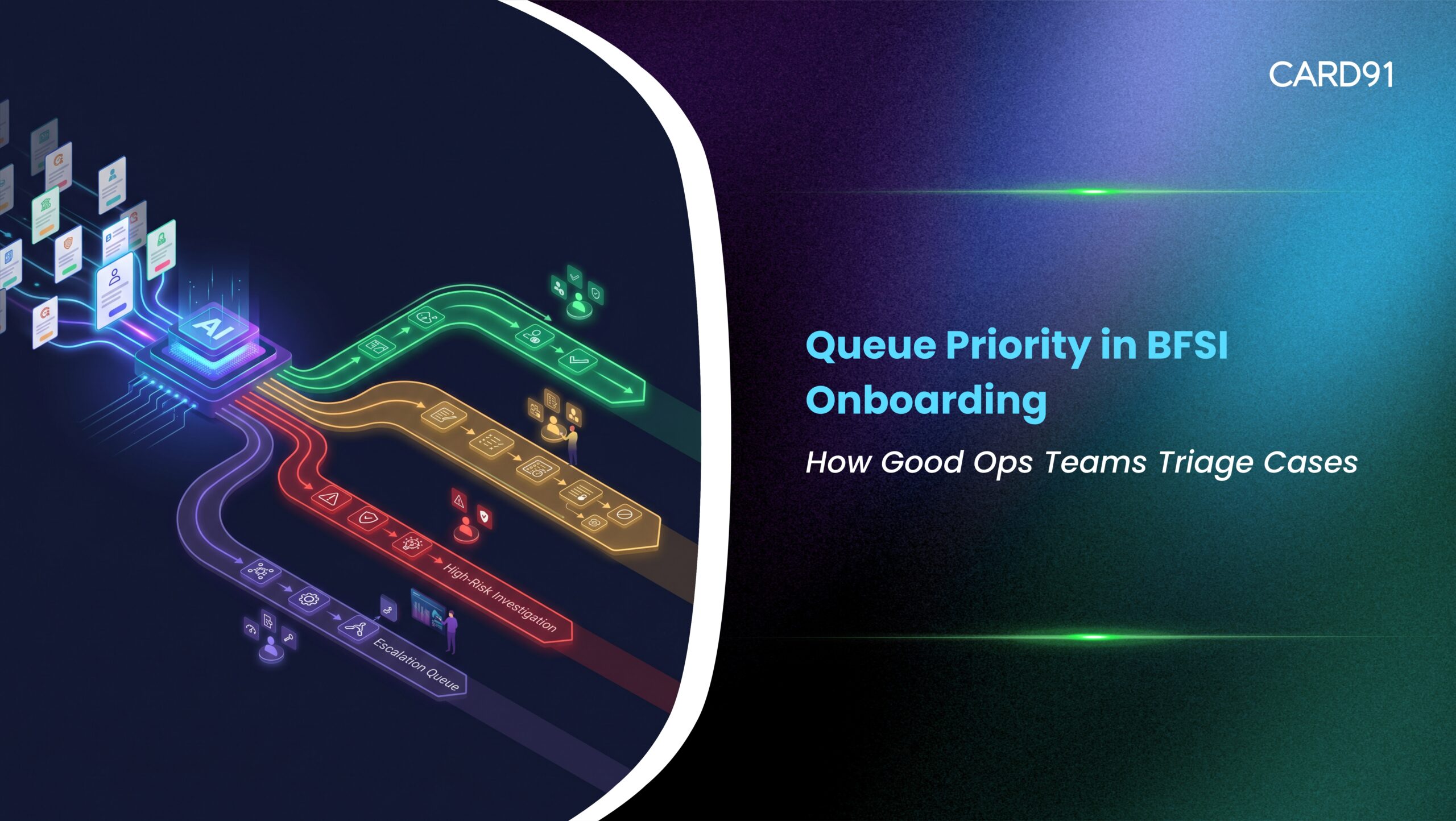 Queue priority in BFSI onboarding for better digital onboarding triage